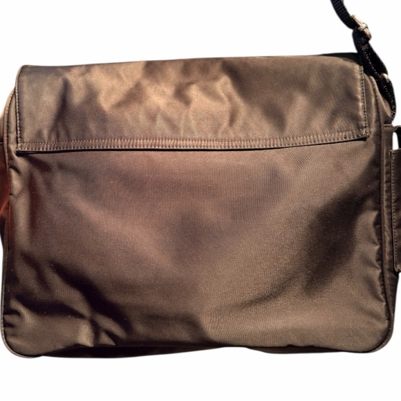 ABFAB "MY FLAT IN LONDON" BLACK QUILTED NYLON MESSENGER BAG (VGUC) - Picture 13 of 15